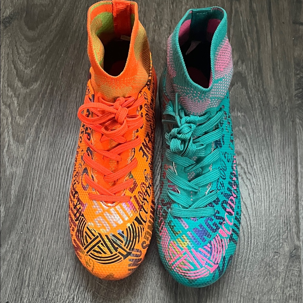 Colorful High-Top Sneakers